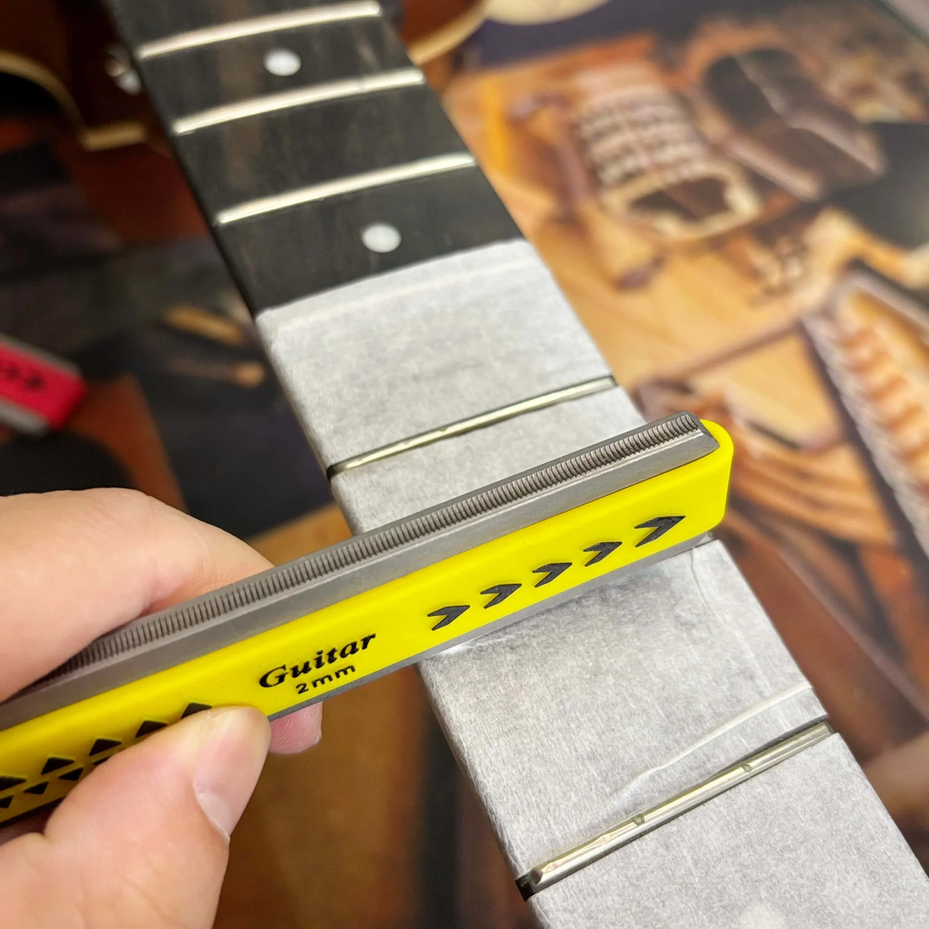 Musical Instruments Easy - ตะไบแต่งขอบสายกีตาร์ อูคูเลเล่ เครื่องดนตรี ตะไบแต่งเฟรต ตะไบสองด้าน ตะไบโค้ง