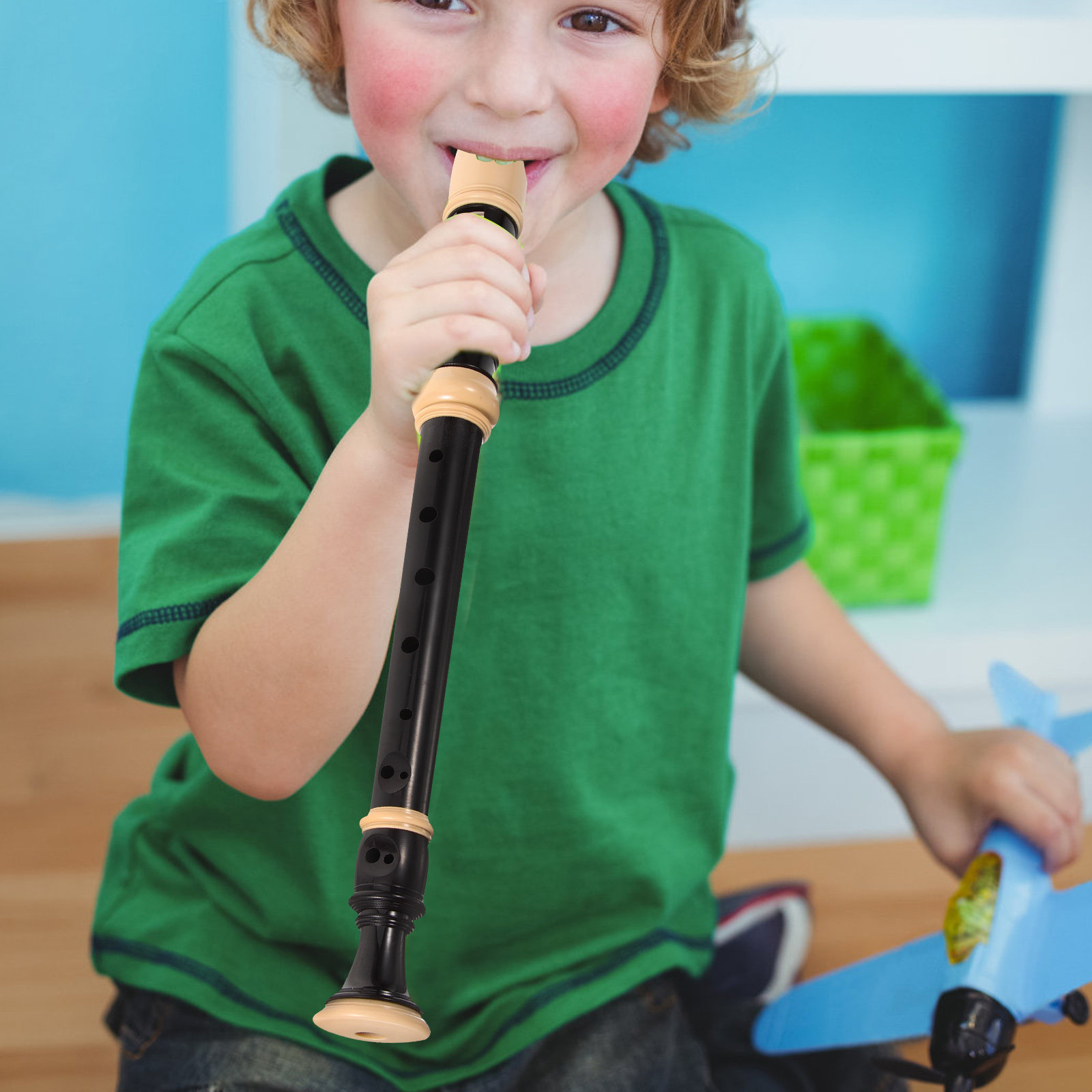Musical Instrument Recorder - 1 ชุด 8 รู เครื่องดนตรีเรซิ่นรีคอร์เดอร์ฟลุต สำหรับผู้เริ่มต้นฝึกซ้อม