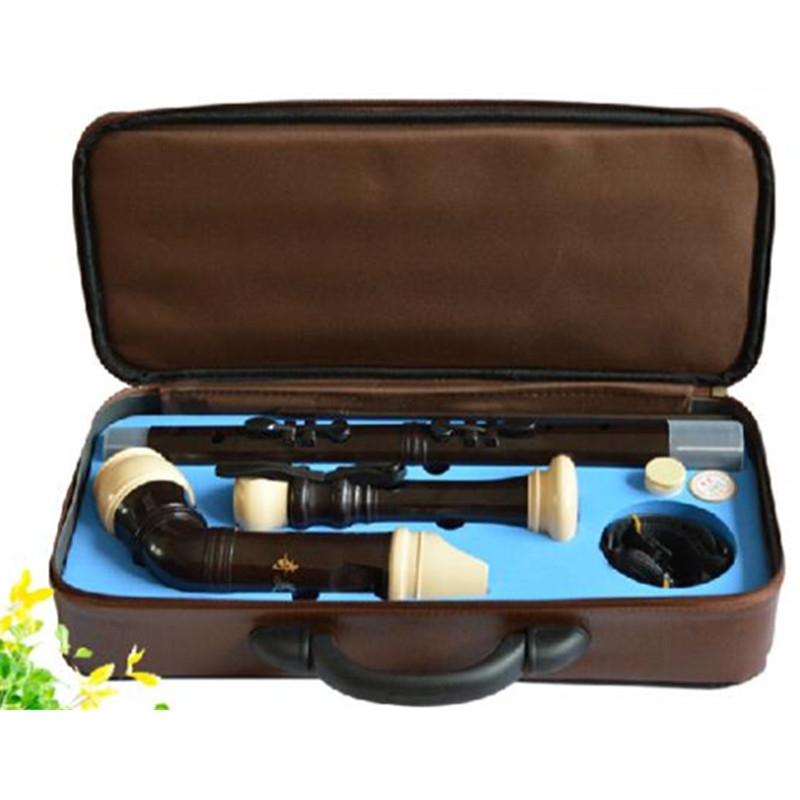 Musical Instrument Recorder - Professional 8 หลุม Baroque Bass เรซิ่น