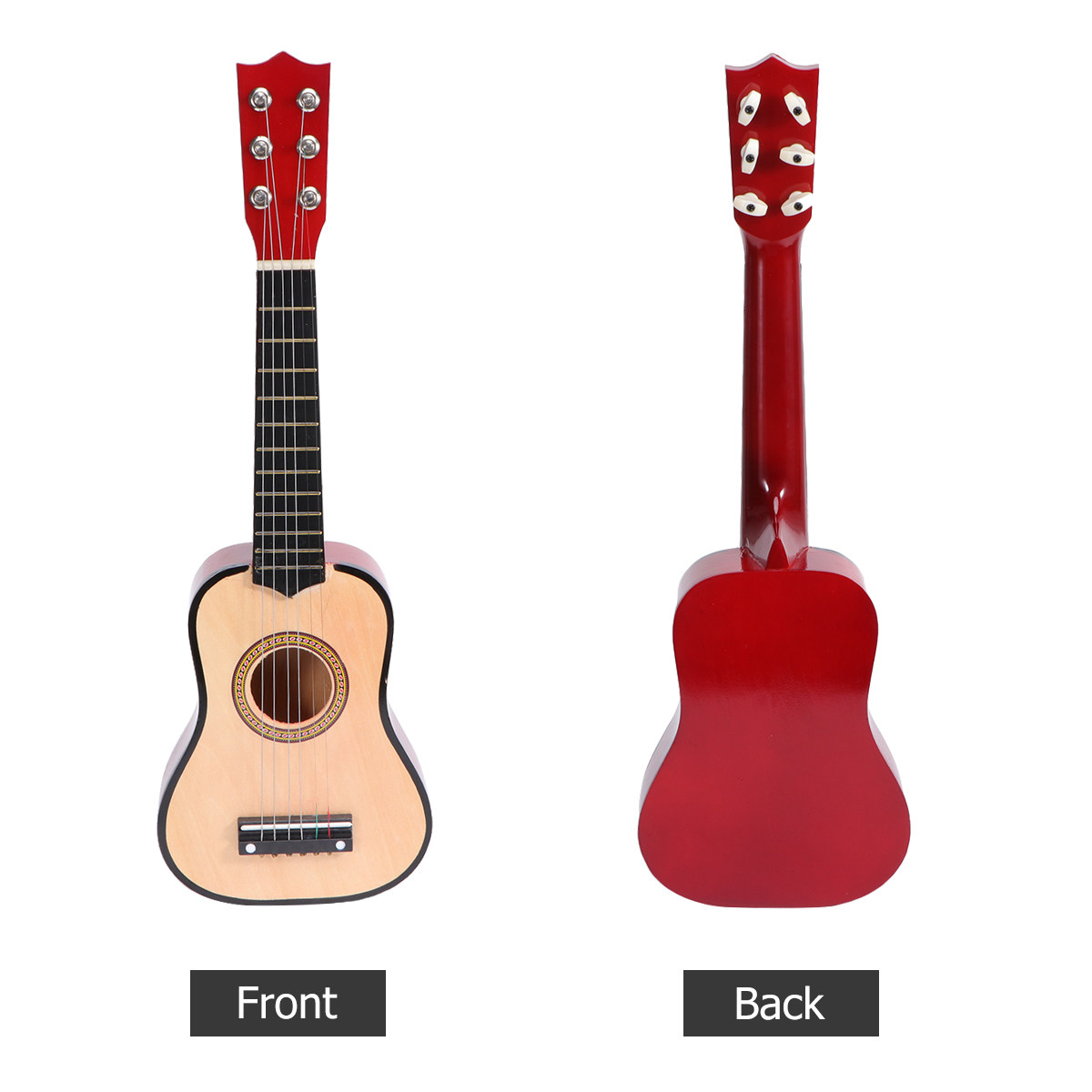 Musical Instruments Easy - กีตาร์โปร่ง 21 นิ้ว สำหรับผู้เริ่มต้น เครื่องดนตรีพกพา กีตาร์มินิ