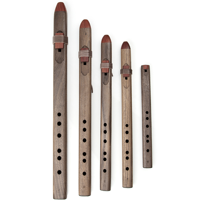 Wooden Flute Native - ขลุ่ยไม้ 6 รู แบบดั้งเดิม สำหรับการแสดงระดับมืออาชีพ เครื่องดนตรีลมไม้สำหรับผู้เริ่มต้นและผู้ใหญ่