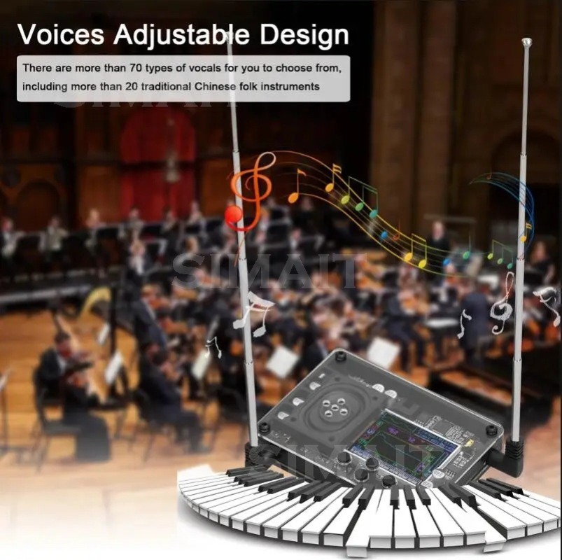 มินิเทอร์มินหน้าจอ OLED 70 เสี - Musical Instrument Theremin บทวิจารณ์และราคา
