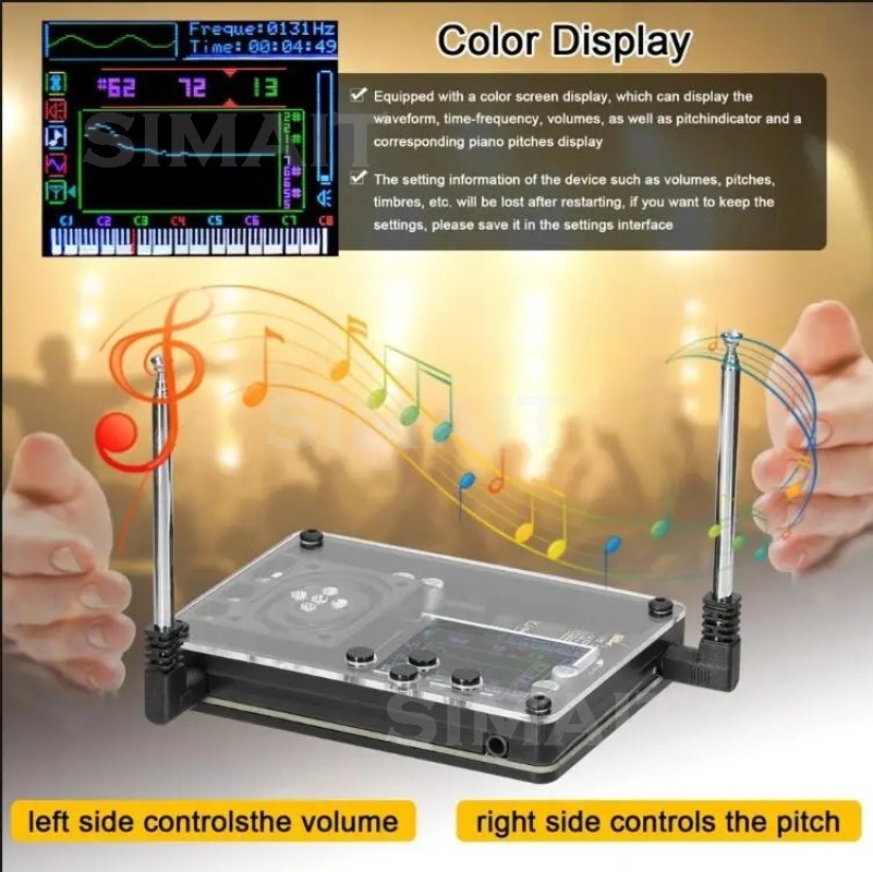 มินิเทอร์มินหน้าจอ OLED 70 เสี - Musical Instrument Theremin บทวิจารณ์และราคา