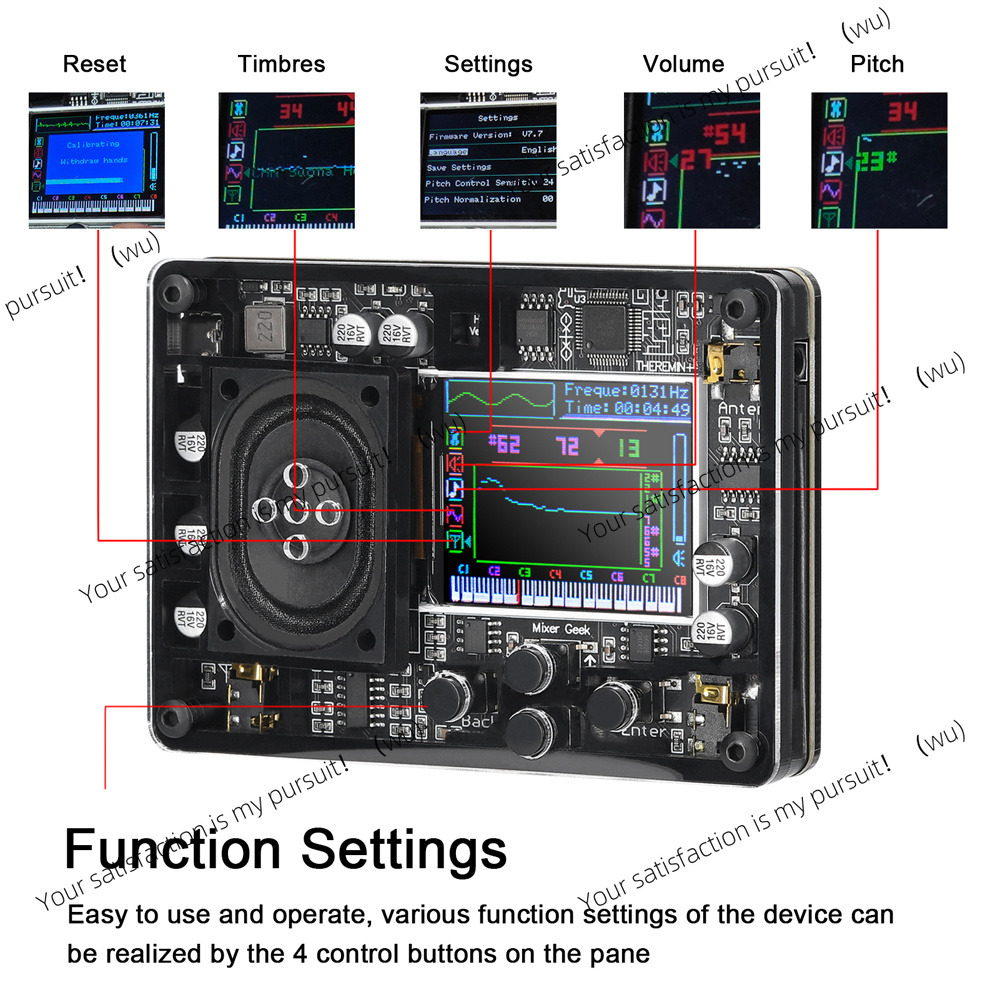 โมดูลดนตรีเทเรมิน ระบบเสียงอิเ - Musical Instrument Theremin บทวิจารณ์และราคา