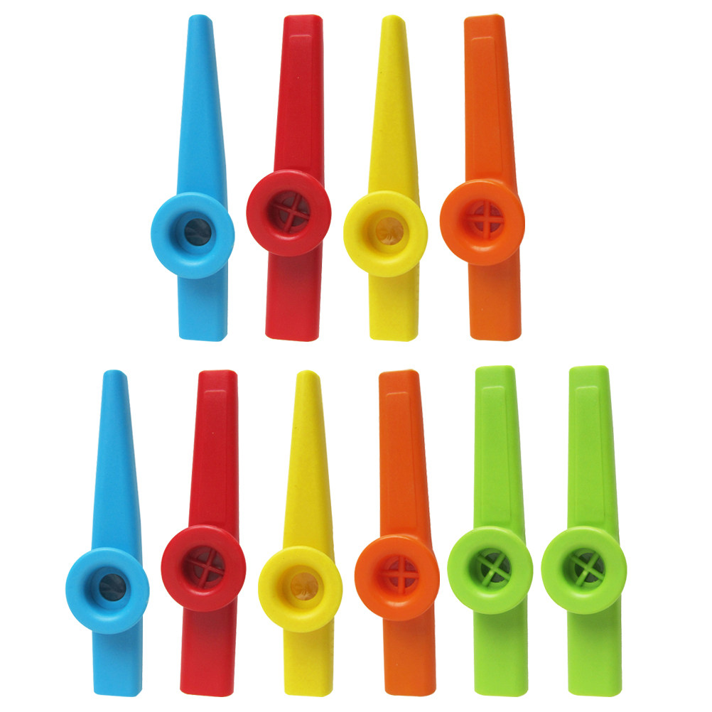 คาซู 10 ชิ้น เครื่องดนตรีพลาสต - Musical Instruments Easy บทวิจารณ์และราคา