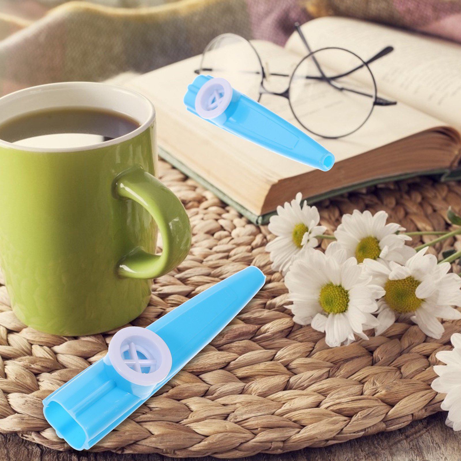 คาซู 10 ชิ้น เครื่องดนตรีพลาสต - Musical Instruments Easy บทวิจารณ์และราคา