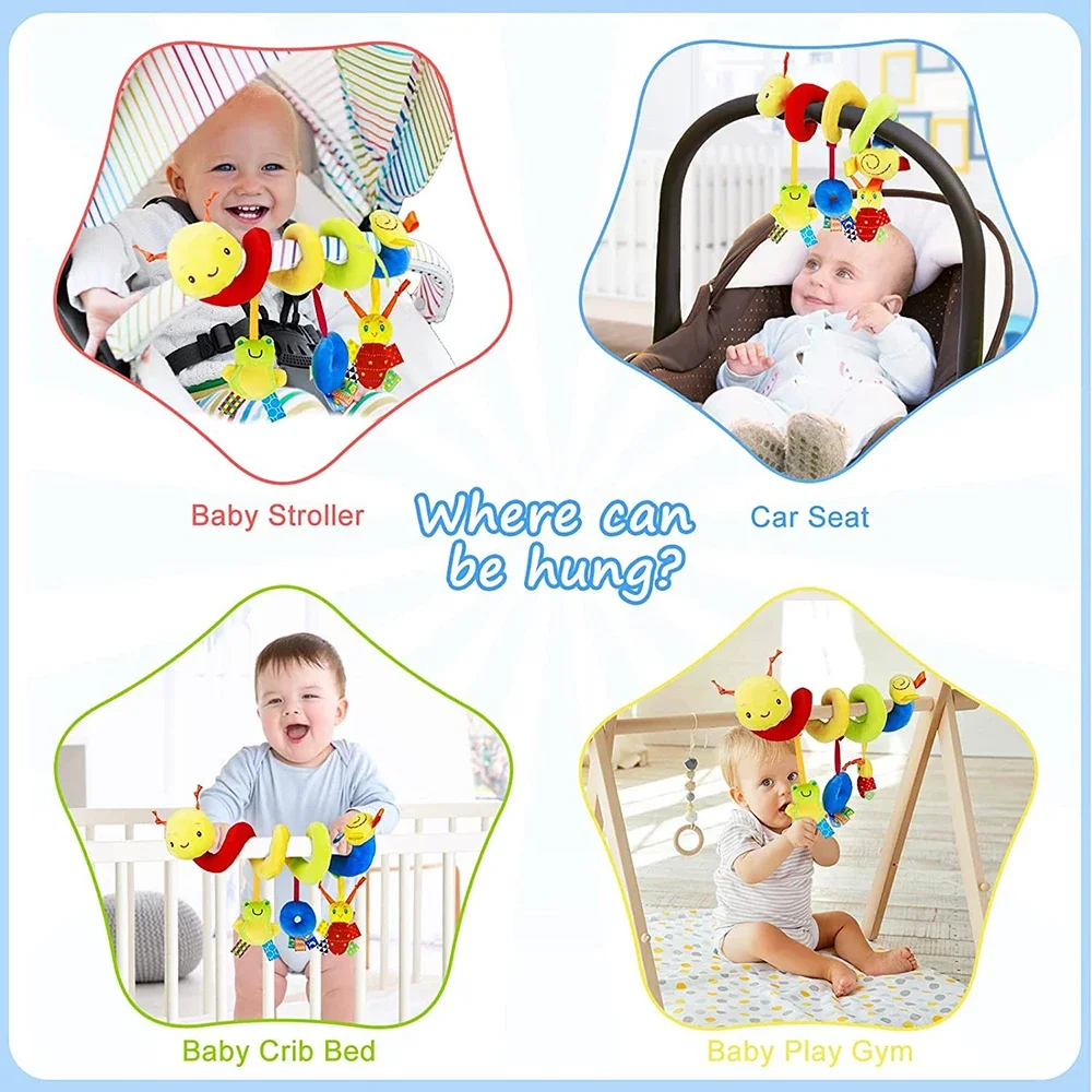 เกลียวรถเข็นเด็กของเล่นทารกแรก - Musical Instrument Rattle บทวิจารณ์และราคา