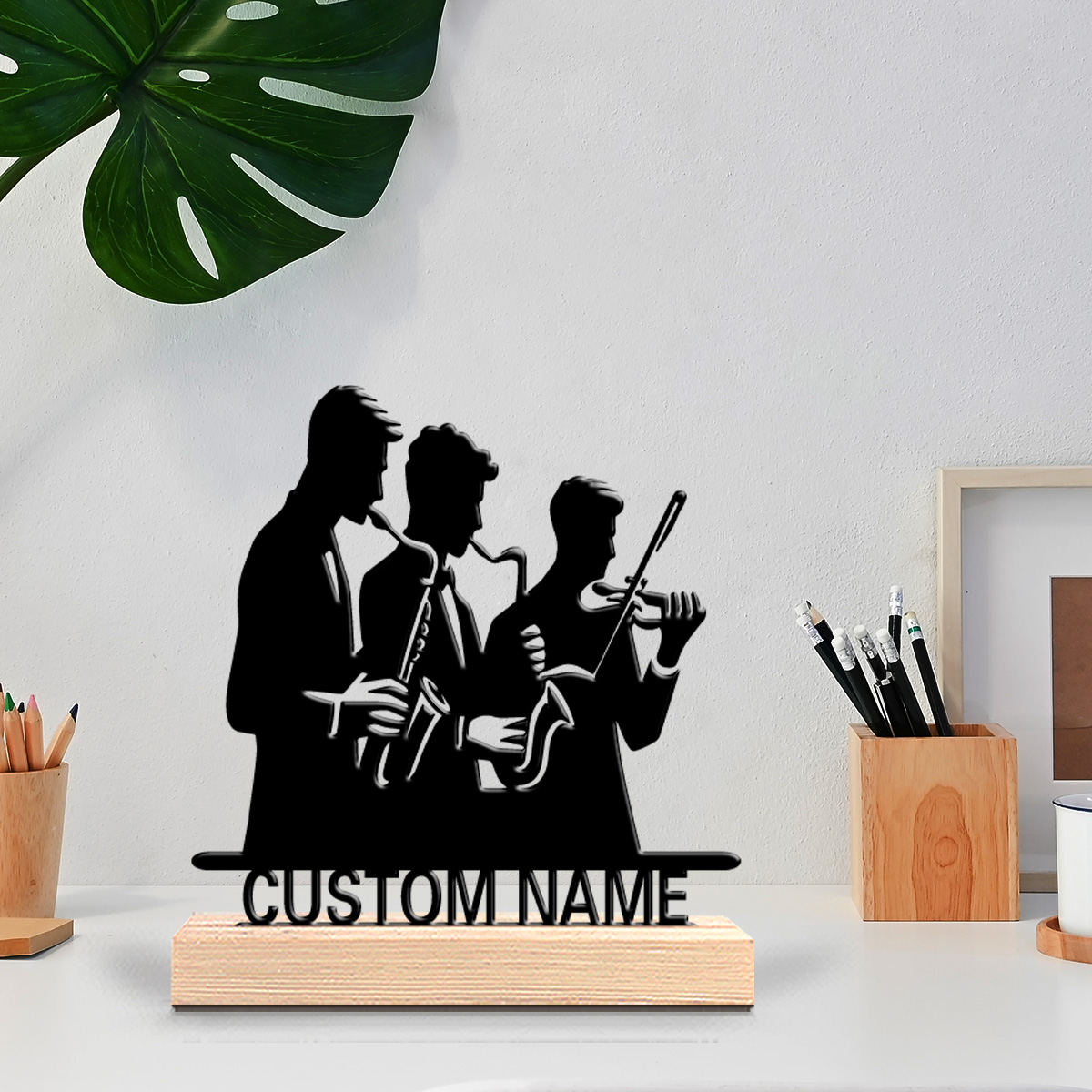 ของตกแต่งโลหะรูปคนเล่นเครื่องด - Musical Instrument With Name บทวิจารณ์และราคา
