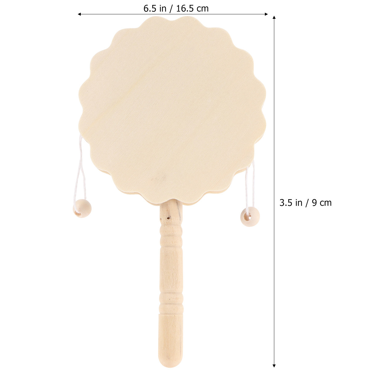 กลองไม้รูปทรงกลอง 5 ชิ้น สำหรั - Musical Instrument Rattle บทวิจารณ์และราคา