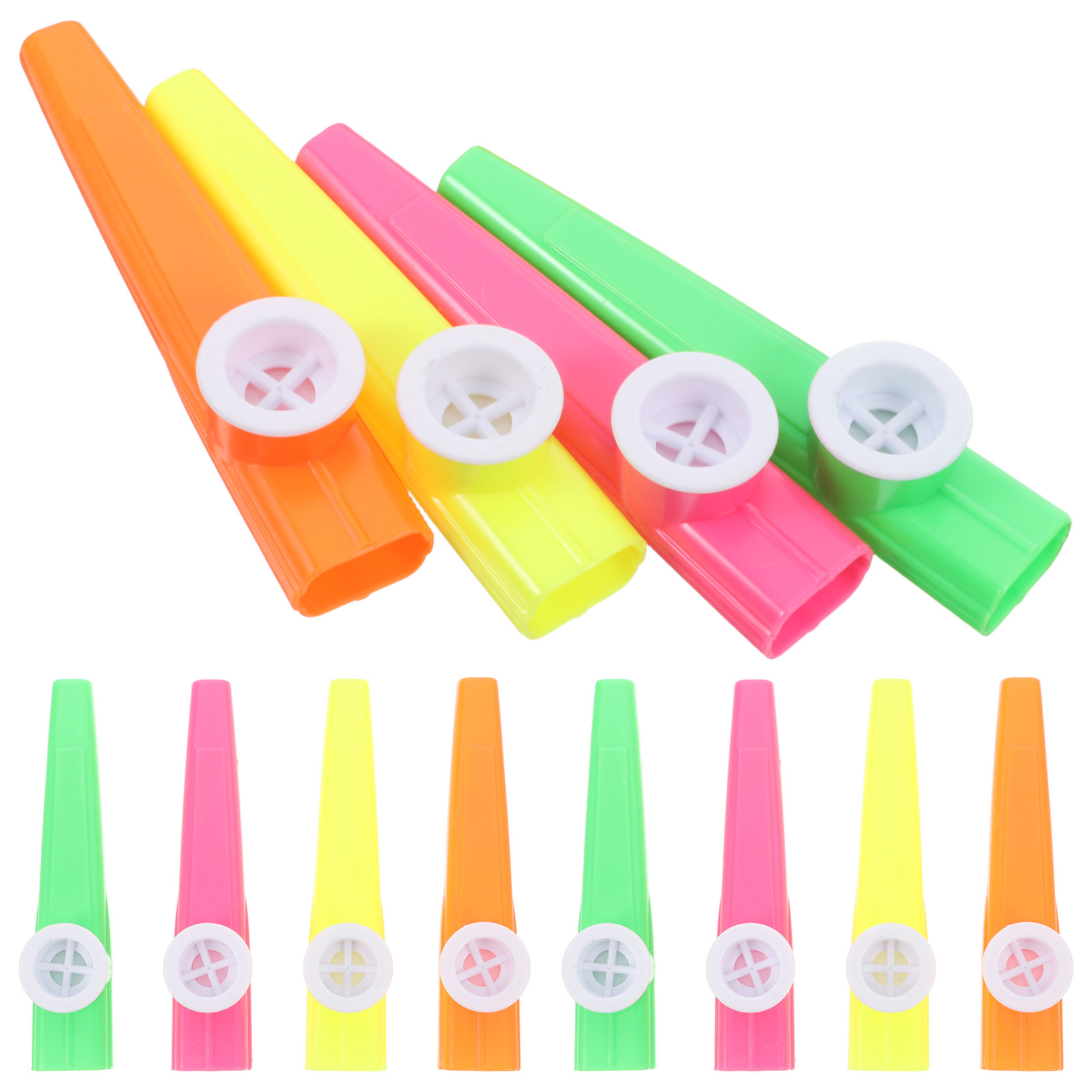 24 ชิ้น คาซูพลาสติกหลากสี น้ำห - Musical Instruments Easy บทวิจารณ์และราคา