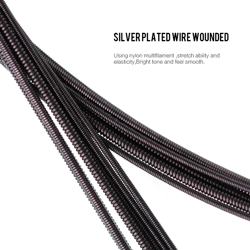 สายกีตาร์คลาสสิก Orphee สีดำ ไ - Classical Guitar Nylon บทวิจารณ์และราคา