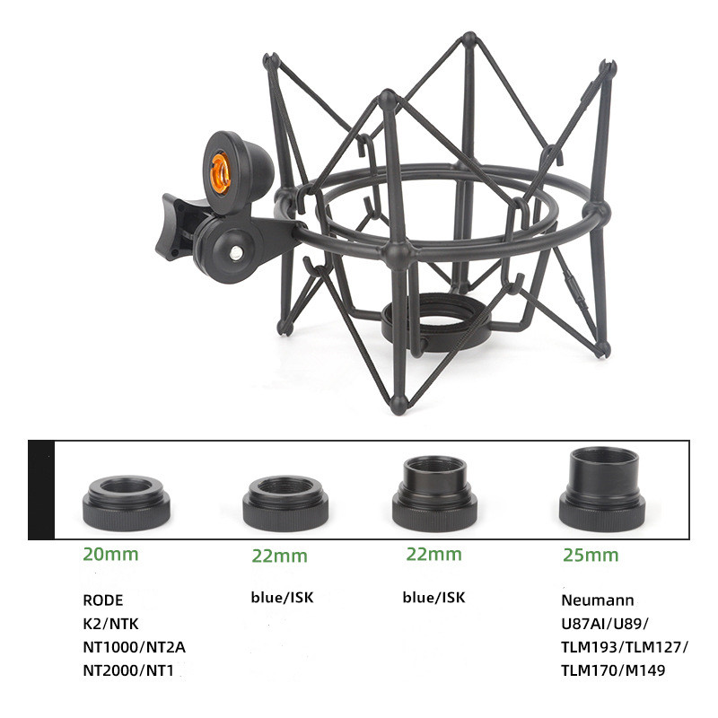 1PC Shock Mount สําหรับคอนเดนเ - Musical Instrument Recorder บทวิจารณ์และราคา
