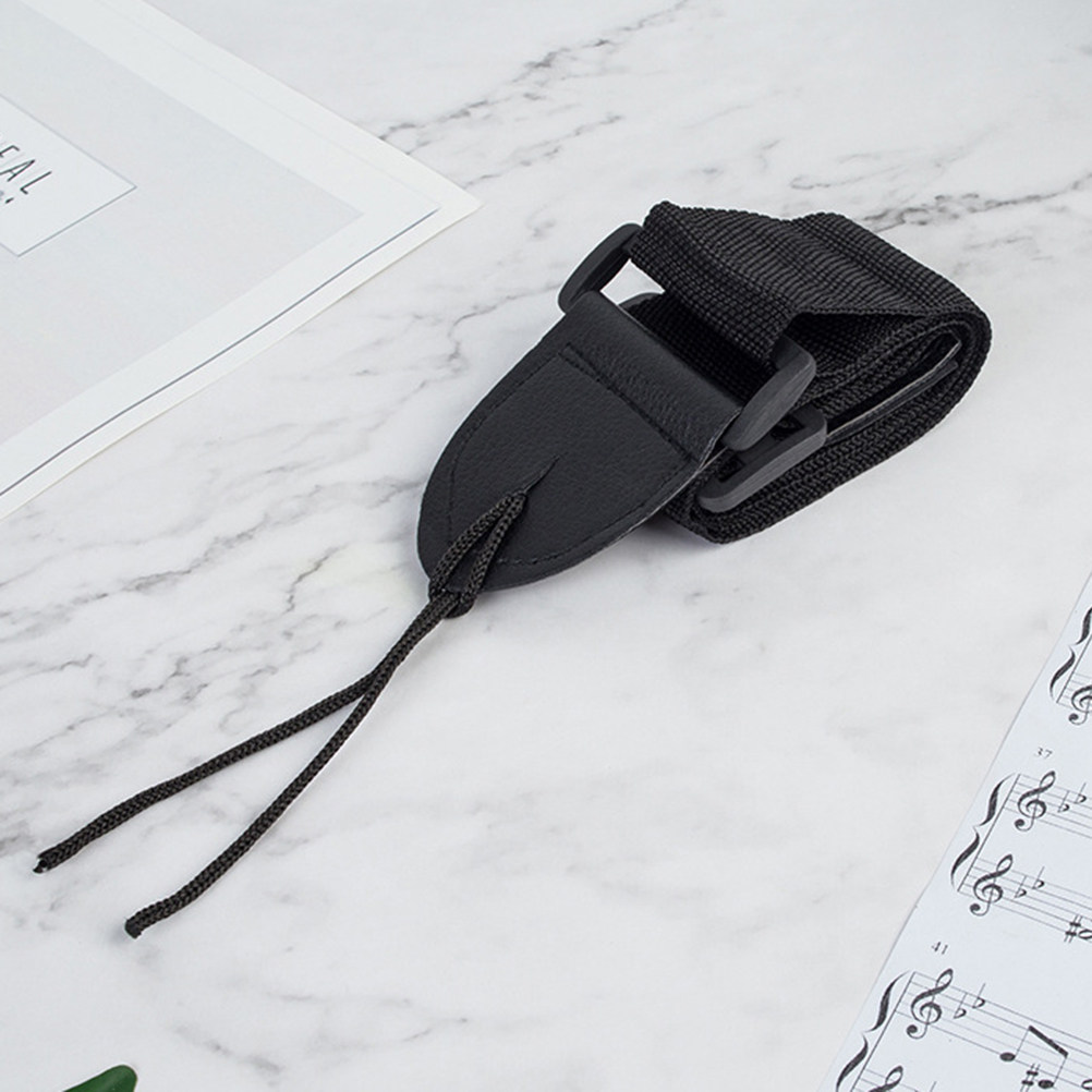 สายสะพายกีตาร์ไนลอนสีดำแบบมืออ - Classical Guitar Nylon บทวิจารณ์และราคา