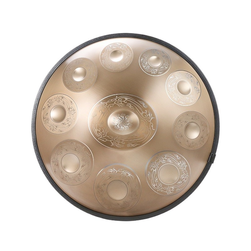 18 นิ้วสแตนเลส HandPan G Key D - Musical Instrument Dulcimer บทวิจารณ์และราคา