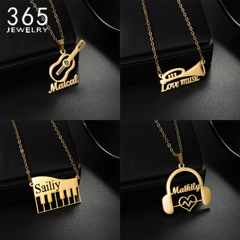 สร้อยคอจี้เครื่องดนตรีแบบกำหนด - Musical Instrument With Name บทวิจารณ์และราคา