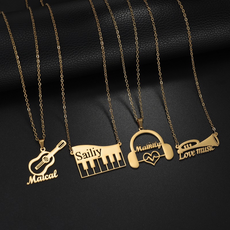 สร้อยคอจี้เครื่องดนตรีแบบกำหนด - Musical Instrument With Name บทวิจารณ์และราคา