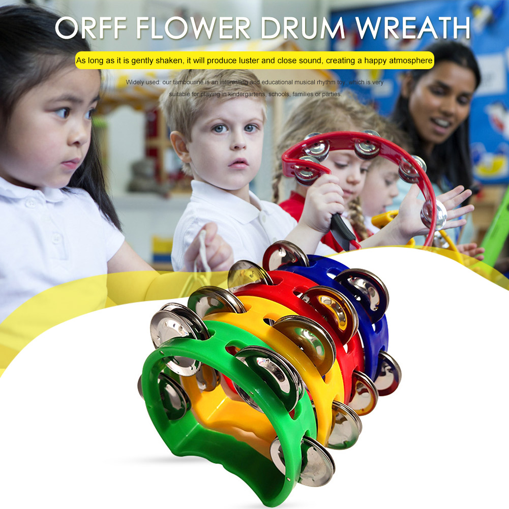 กระดิ่งกลอง 4 ชิ้น เครื่องดนตร - Musical Instrument Rattle บทวิจารณ์และราคา