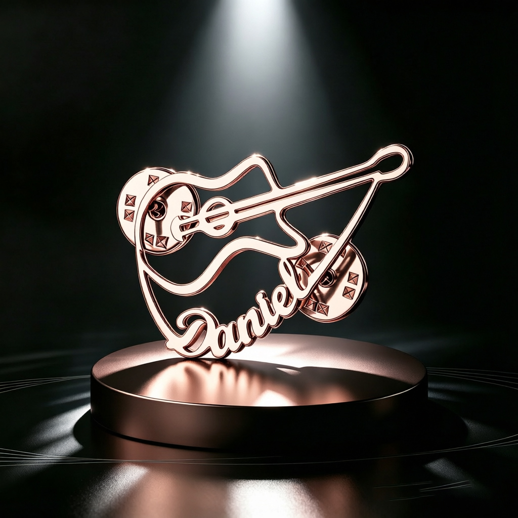 เข็มกลัดไวโอลินแบบกำหนดเองได้  - Musical Instrument With Name บทวิจารณ์และราคา