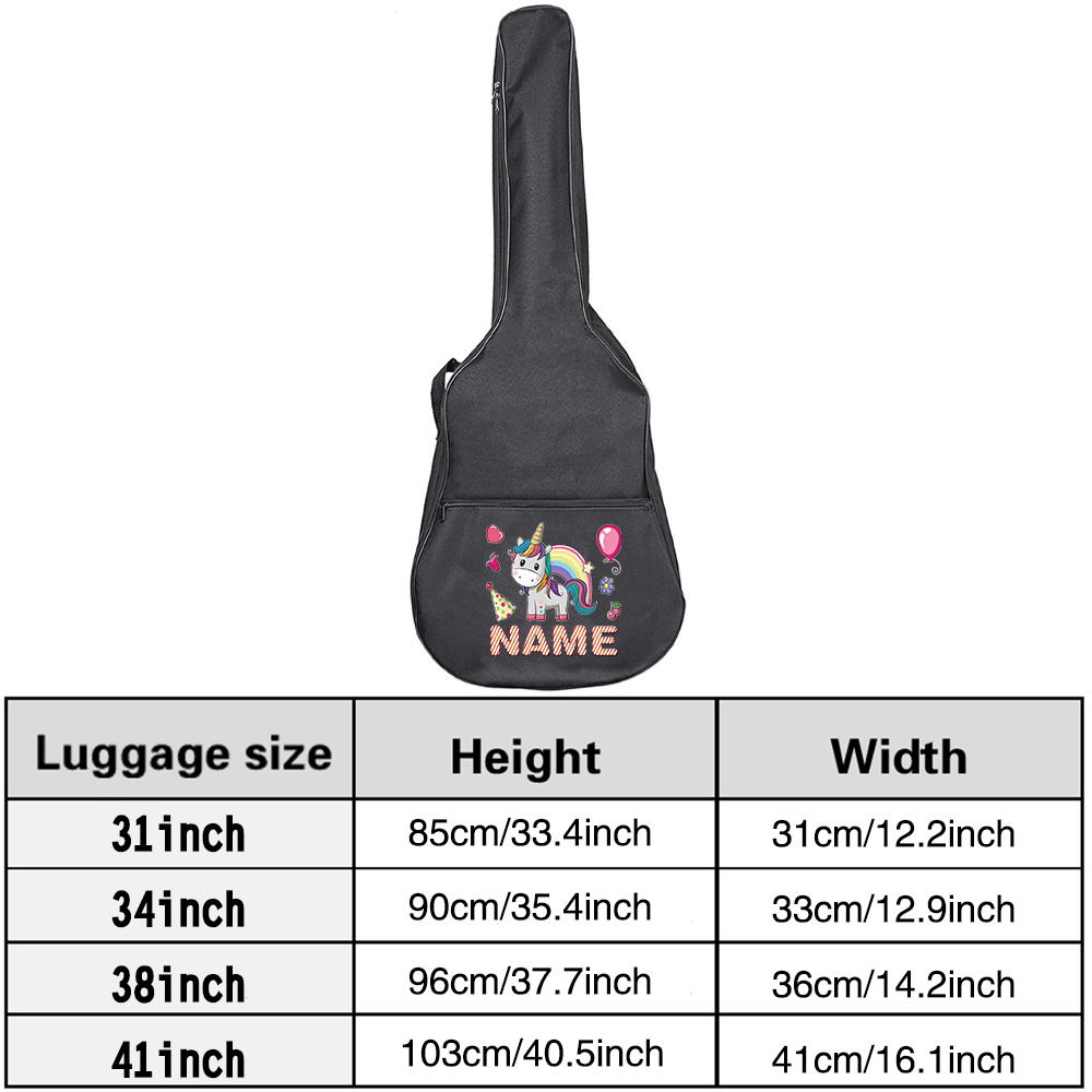 กระเป๋าใส่กีตาร์แบบกำหนดเองได้ - Musical Instrument With Name บทวิจารณ์และราคา