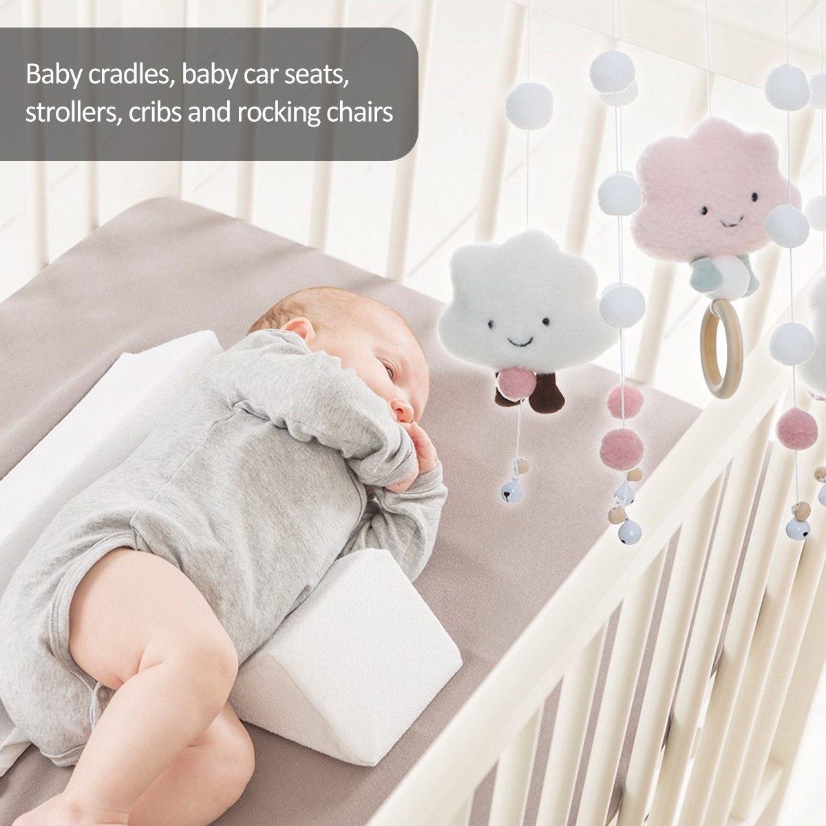 Mobile Wind Chimes พร้อม Cloud - Musical Instrument Rattle บทวิจารณ์และราคา