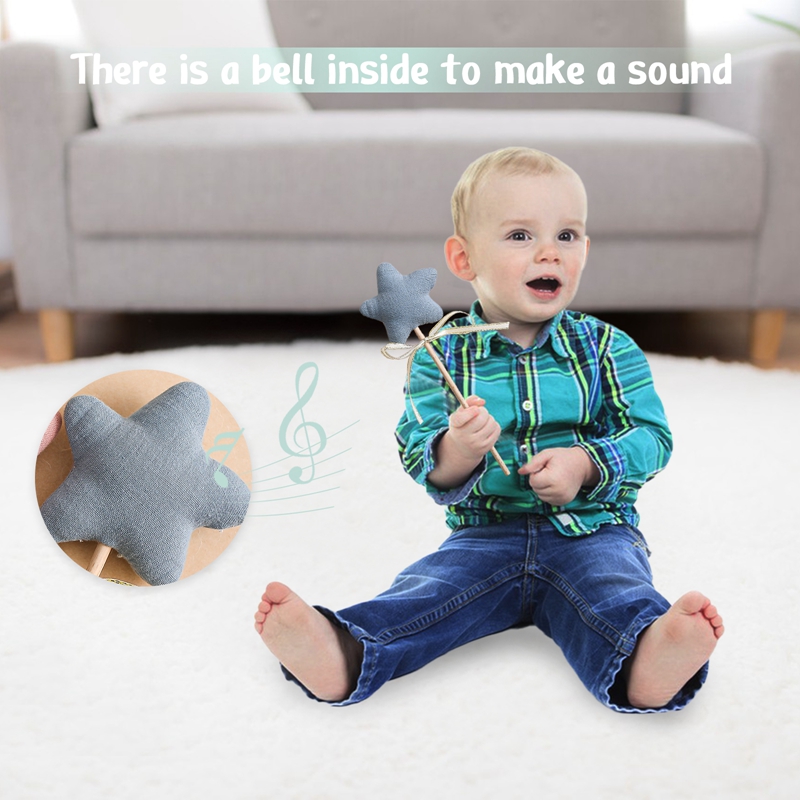 1PC Baby Rattle ของเล่น Beech  - Musical Instrument Rattle บทวิจารณ์และราคา