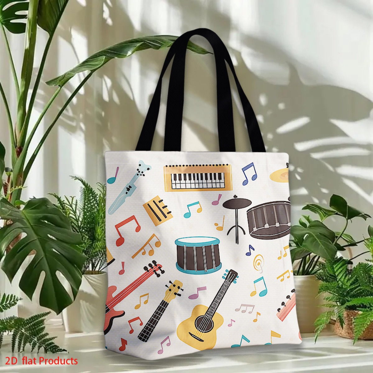 ถุงช้อปปิ้งที่มีดีไซน์สดใสของเ - Musical Instrument Shop บทวิจารณ์และราคา