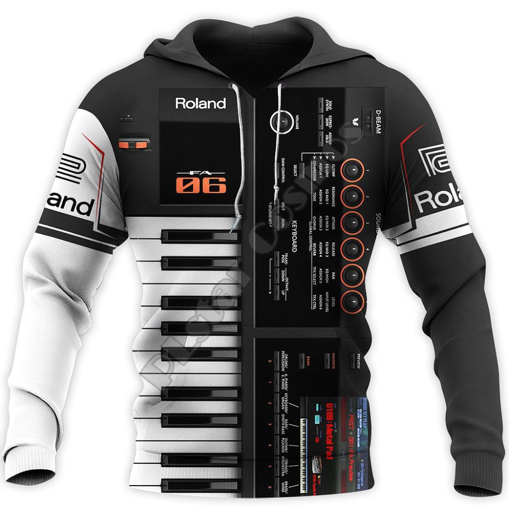 เสื้อฮู้ด/เสื้อยืดพิมพ์ลาย3D ส - Musical Instrument Shop บทวิจารณ์และราคา