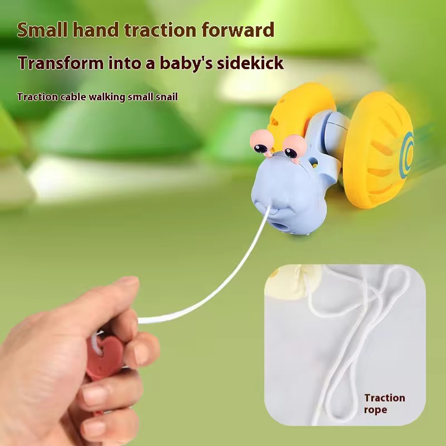 1 ชิ้นเชือกประกอบดึงด้ายหอยทาก - Musical Instrument Rattle บทวิจารณ์และราคา