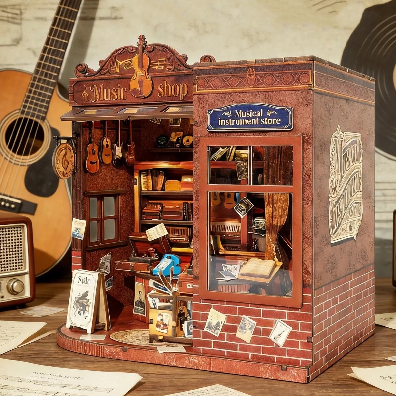 ชุดประกอบชั้นวางหนังสือ DIY รู - Musical Instrument Shop บทวิจารณ์และราคา