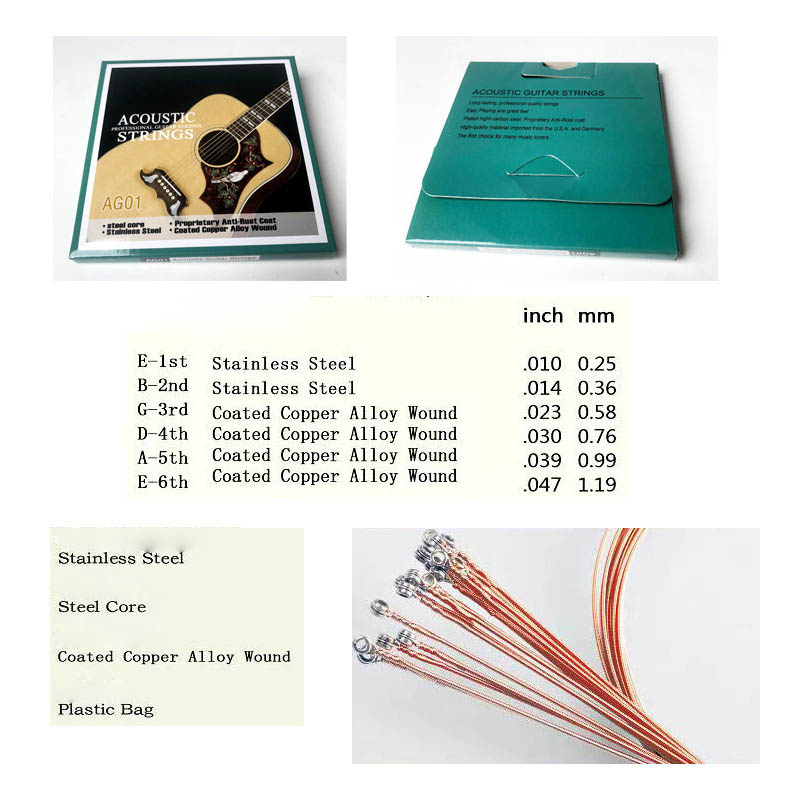 สายกีตาร์โปร่ง สายกีตาร์คลาสสิ - Classical Guitar Nylon บทวิจารณ์และราคา