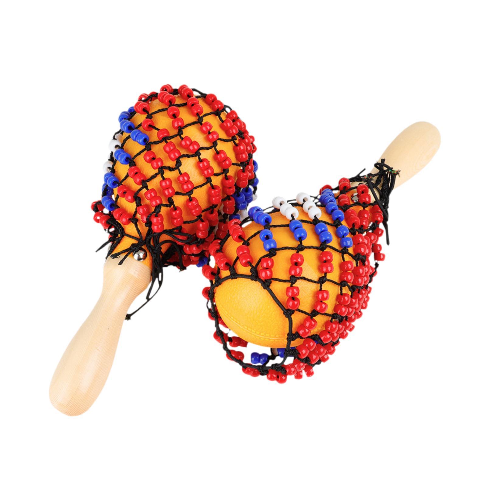 2x ไม้ Maracas ทรายค้อน DIY ลู - Musical Instrument Net บทวิจารณ์และราคา