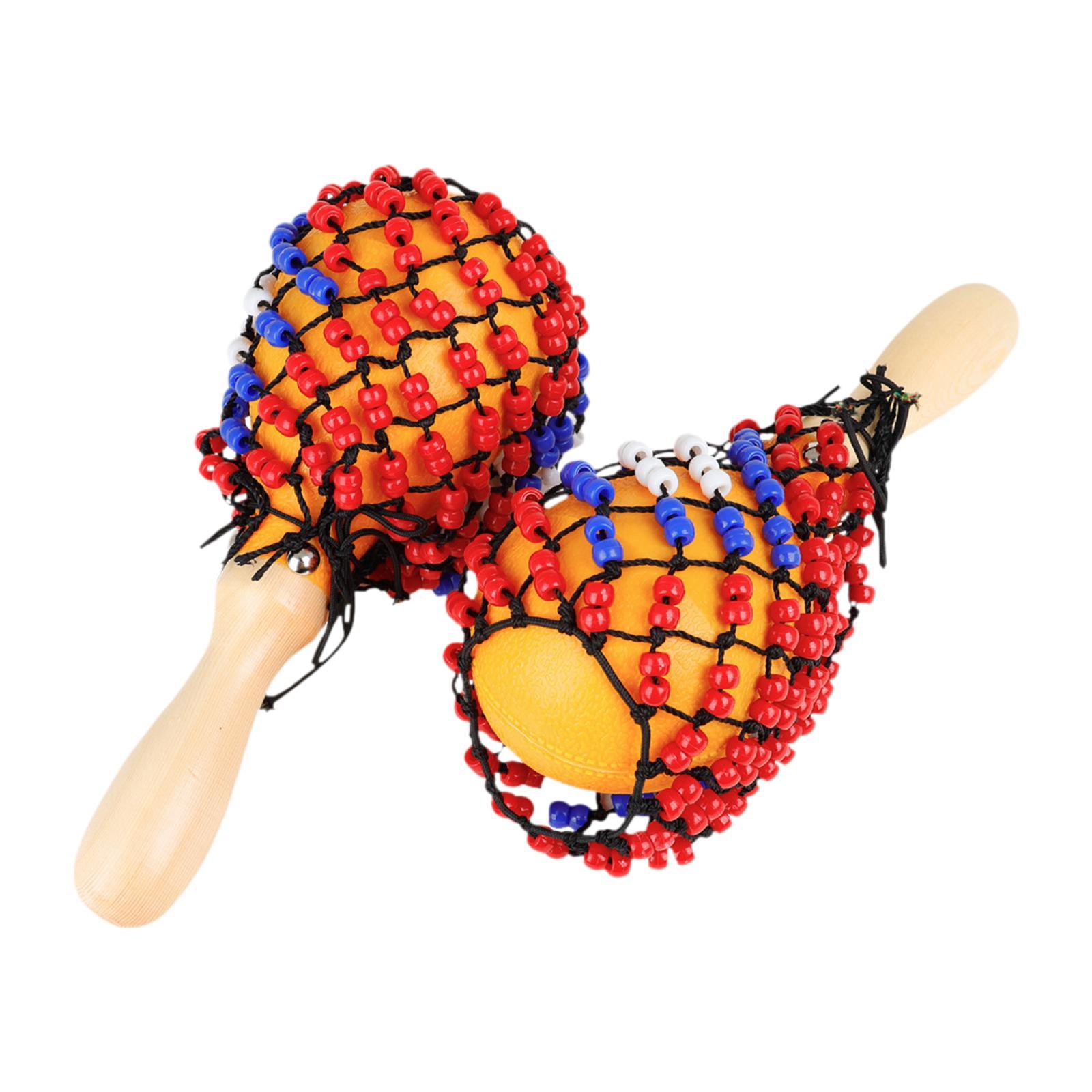 2x ไม้ Maracas ทรายค้อน DIY ลู - Musical Instrument Net บทวิจารณ์และราคา