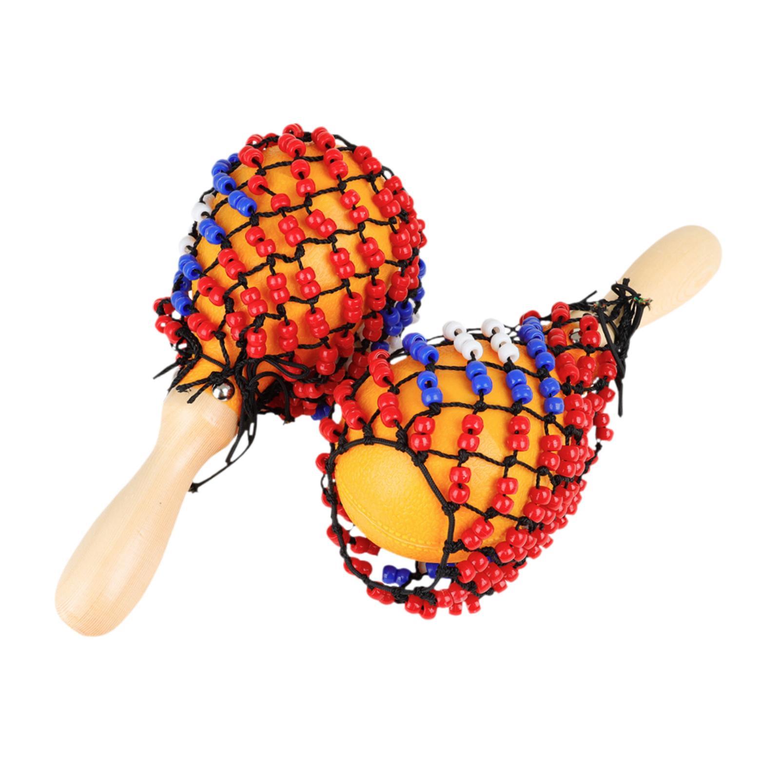 2x ไม้ Maracas ทรายค้อน DIY ลู - Musical Instrument Net บทวิจารณ์และราคา