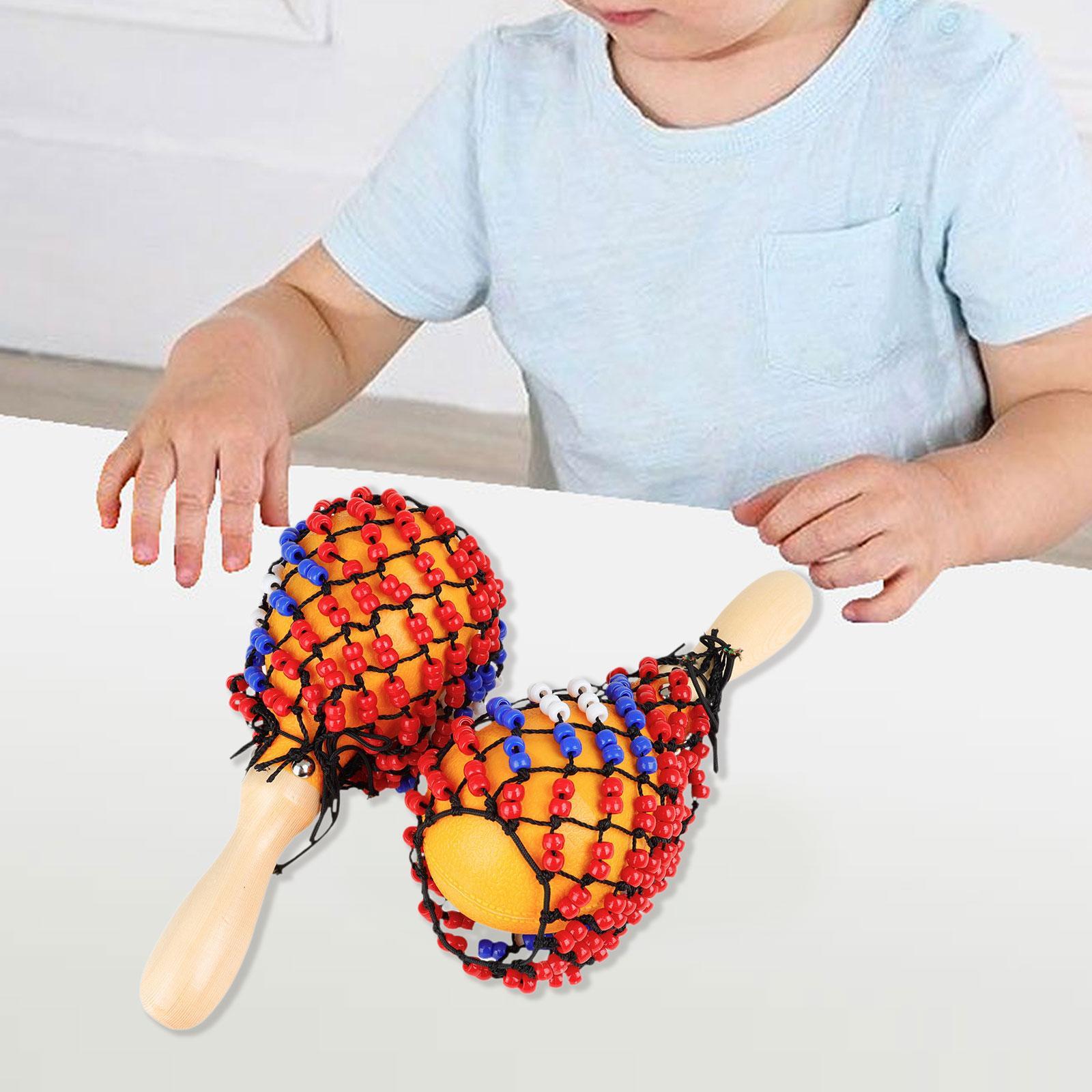2x ไม้ Maracas ทรายค้อน DIY ลู - Musical Instrument Net บทวิจารณ์และราคา